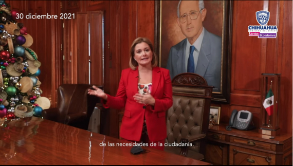 Video: Maru Campos pide extremar precauciones por nueva ola de de Covid este fin de año