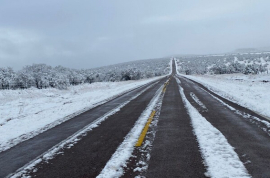 La nueva tormenta invernal trajo un fuerte descenso en las temperaturas en todo Chihuahua.